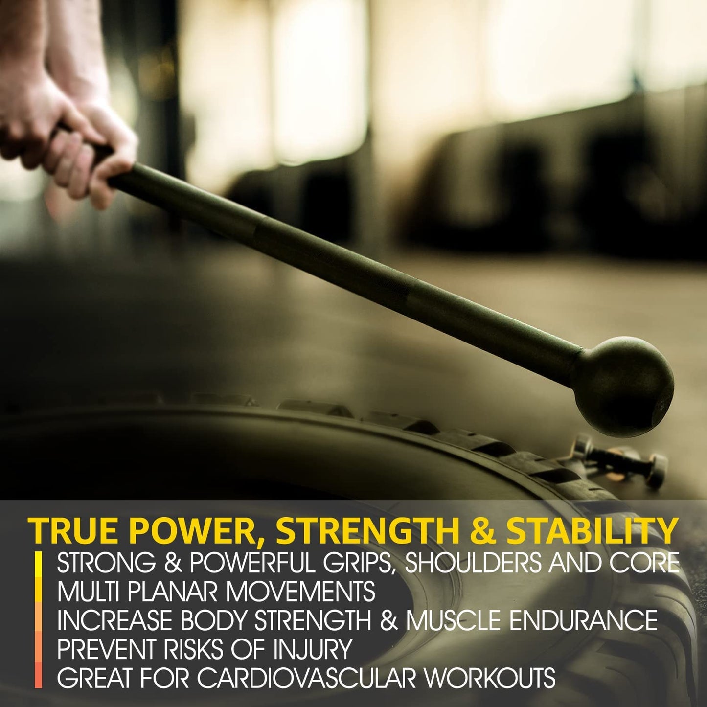 Steel Mace Bell for Strength Training