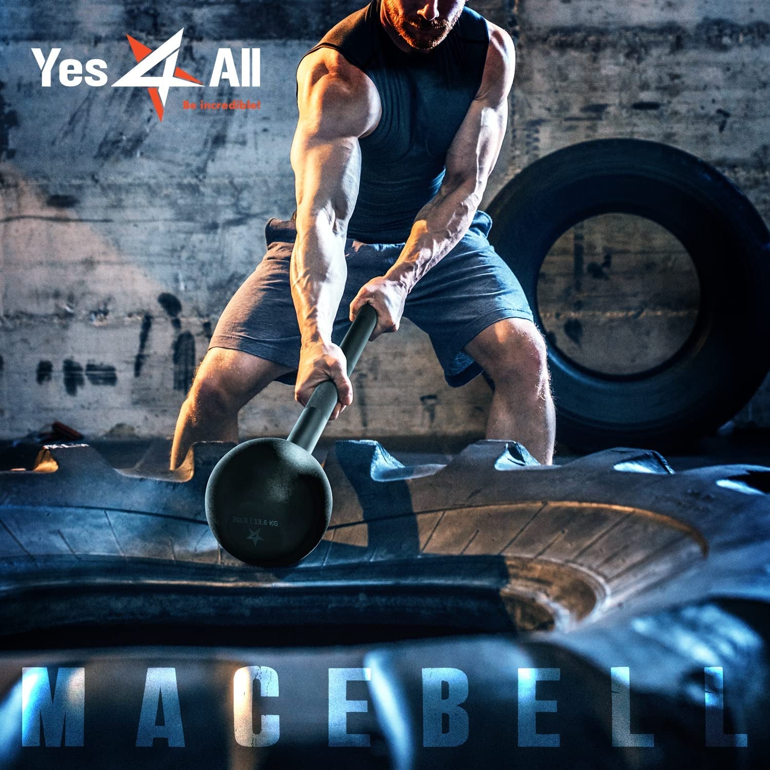 Steel Mace Bell for Strength Training 